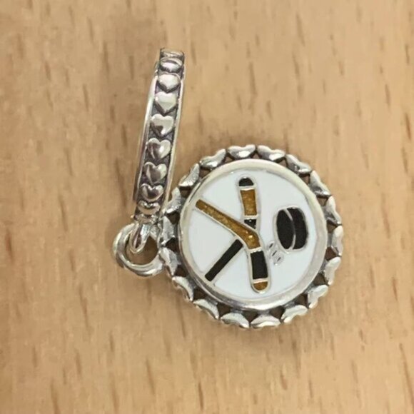 Pandora Hockey Charm, S925 Silver Bracelets - Picture 3 of 4